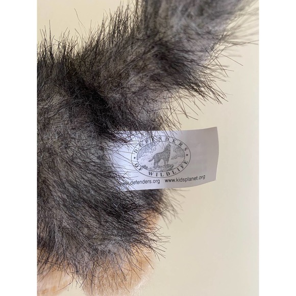 Small Mini Realistic Wolf Plush Stuffed Animal Howling Wolf Plush - Picture 2 of 6